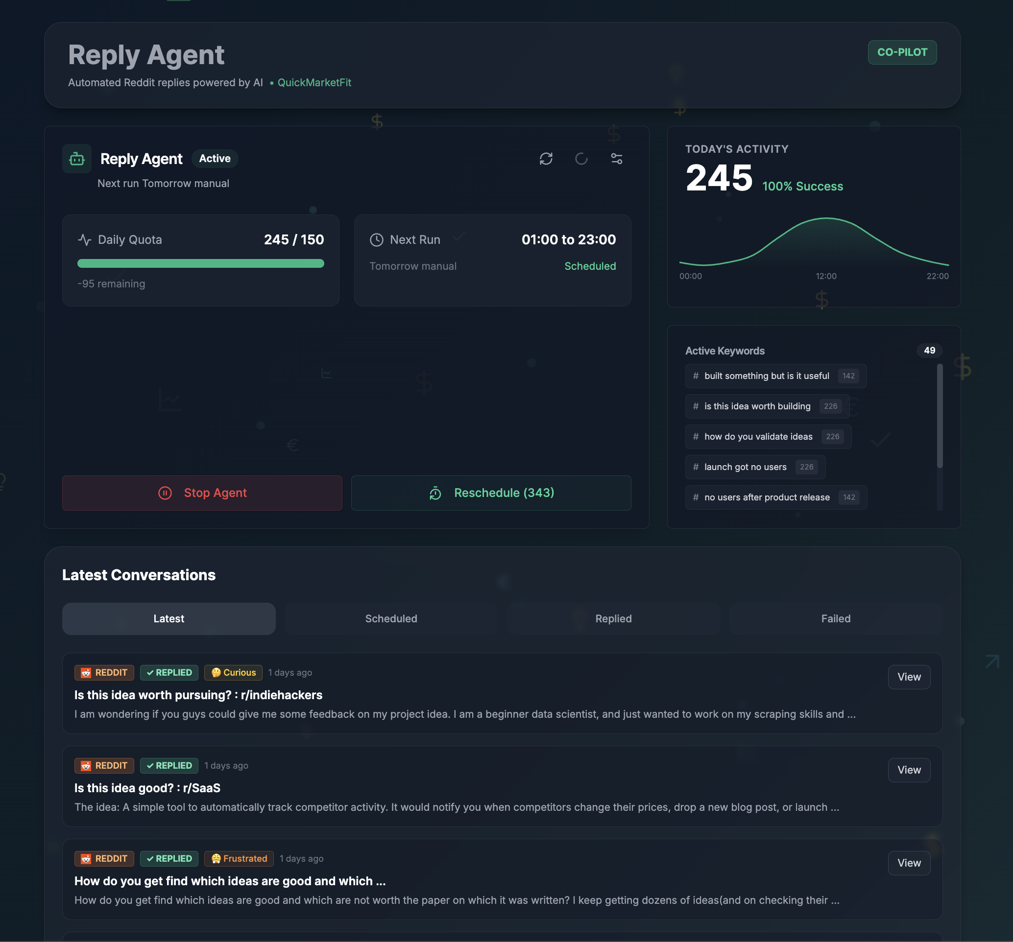 Reply Agent Dashboard
